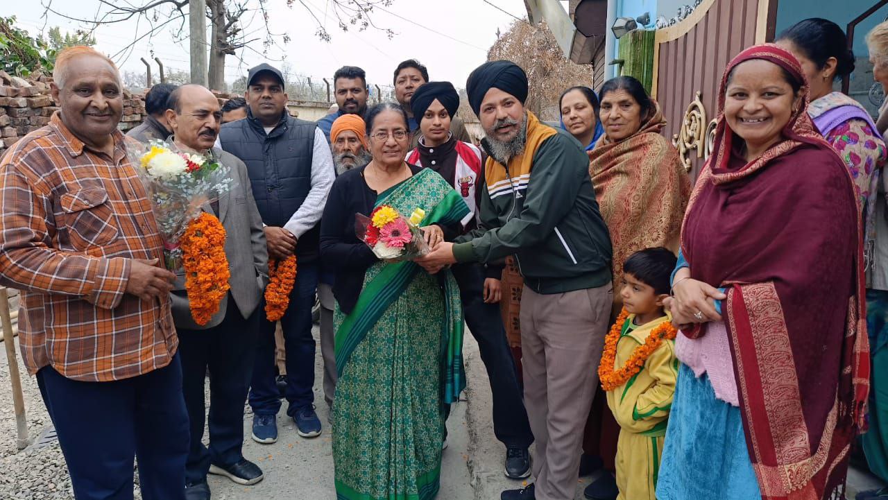 Savita Kapoor at a youth rally