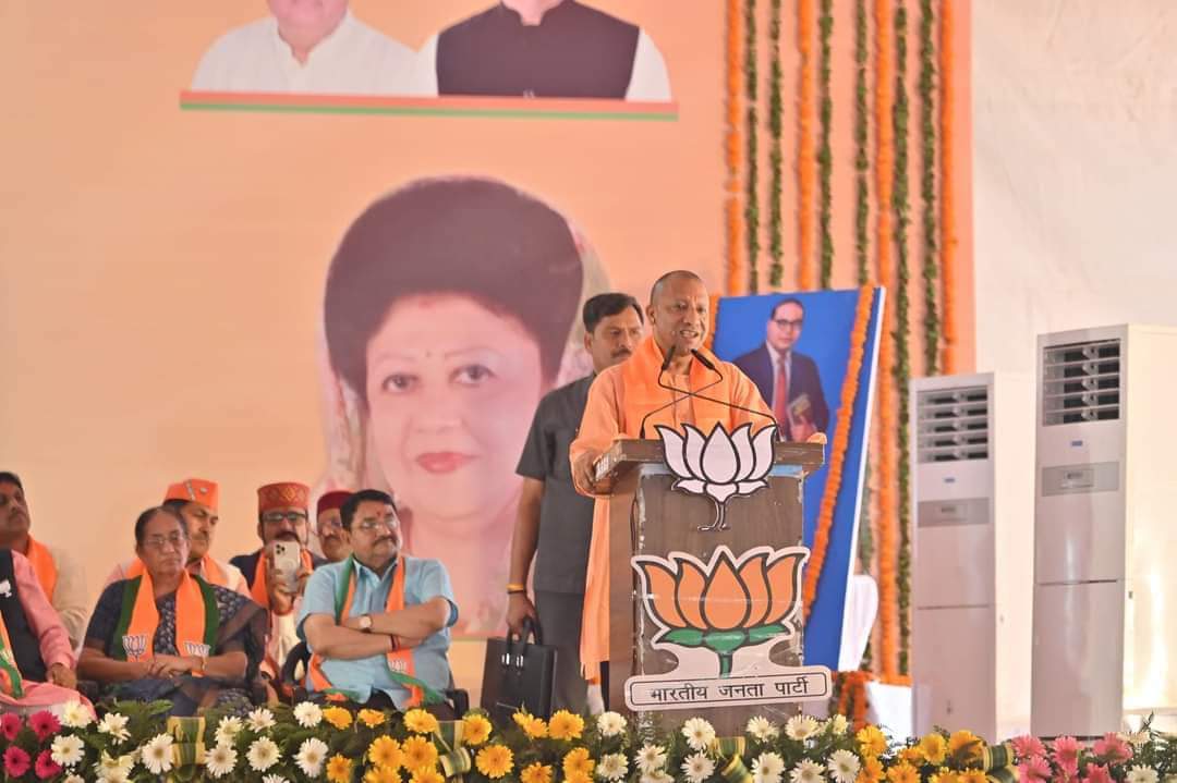 Savita Kapoor with students at a school event
